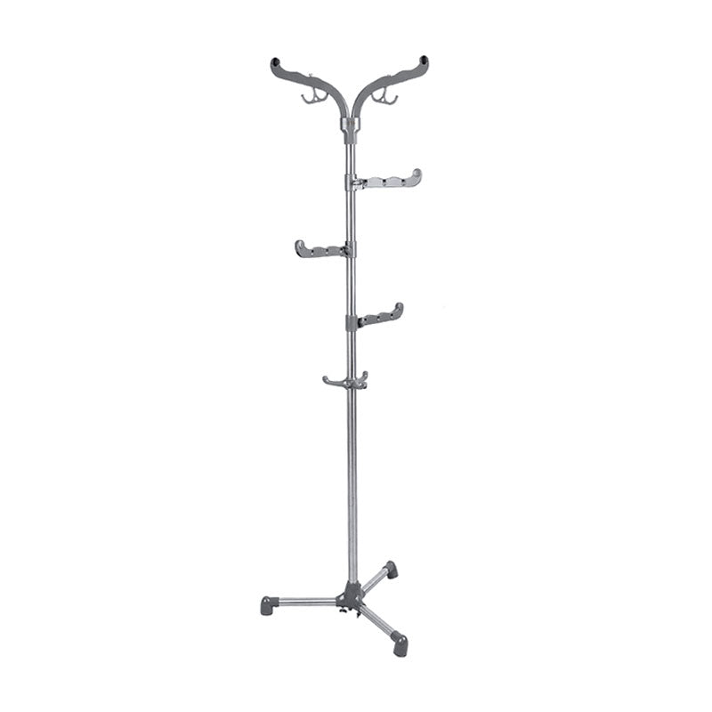 Contemporary Metal Hall Tree with Hooks and Castors Entry Hall Tree