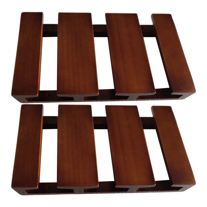 Solid Wood Hanging Glass & Stemware Holder Modern Glass Rack