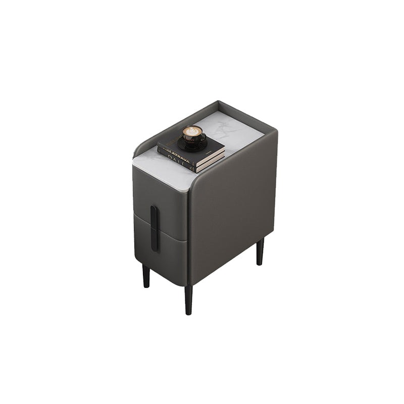 Modem & Contemporary Bedside Cabinet 2 - Drawer Accent Table Nightstand