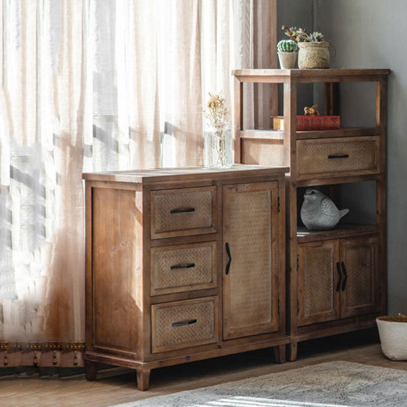 American Traditional Storage Chest Distressed Wood Storage Chest