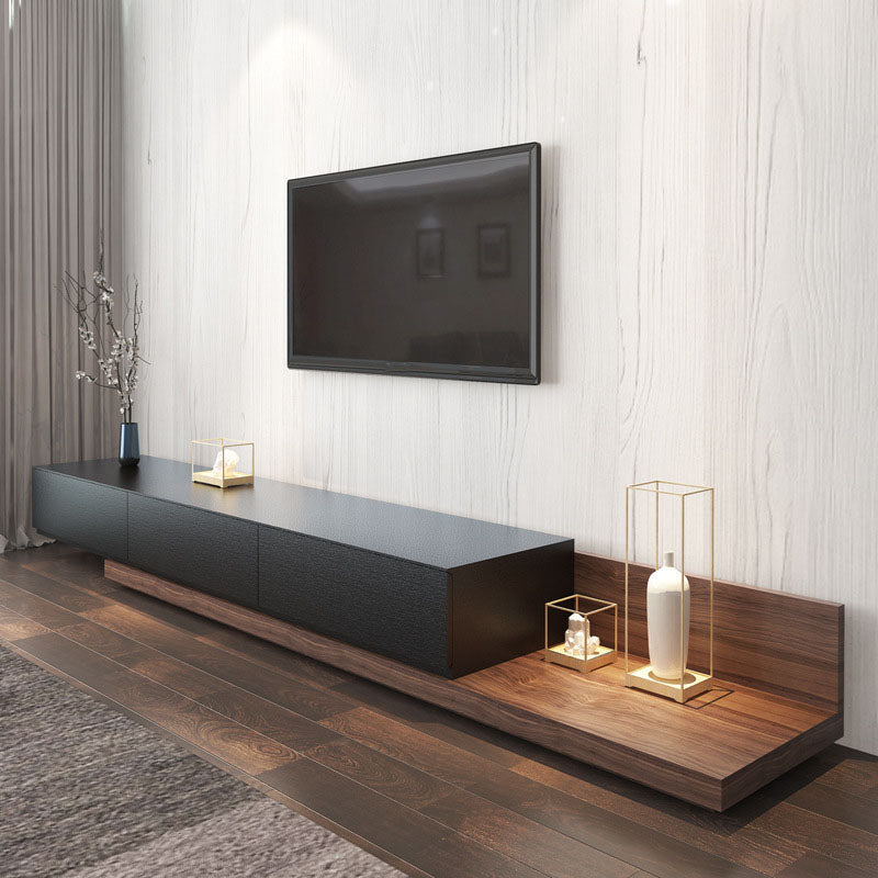 Modern 3 Drawers TV Stand Console Wooden TV Console for Living Room