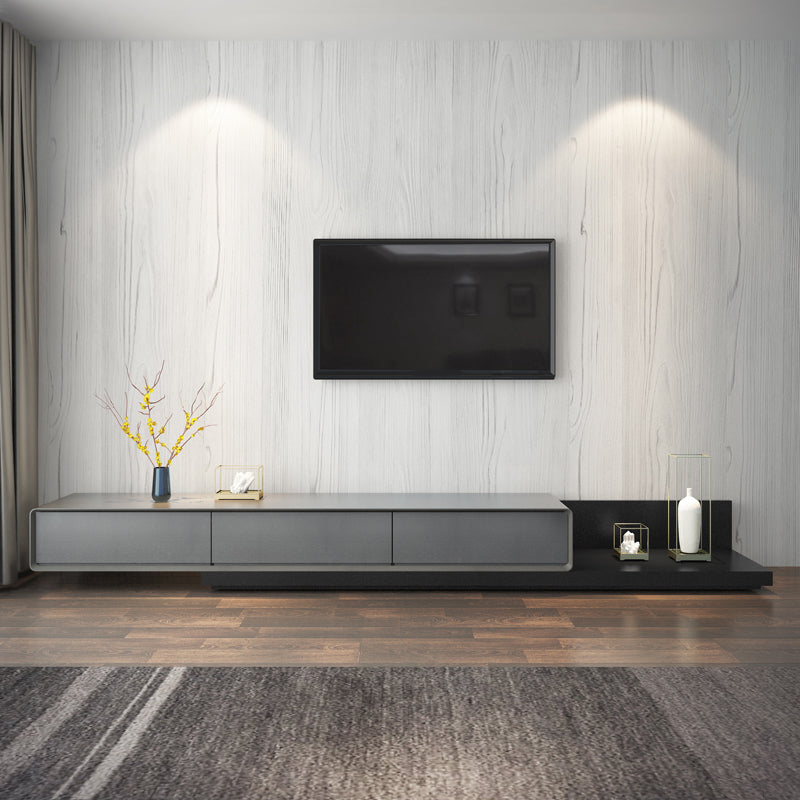 Contemporary Media Console TV Stand 3 Drawers TV Media Console