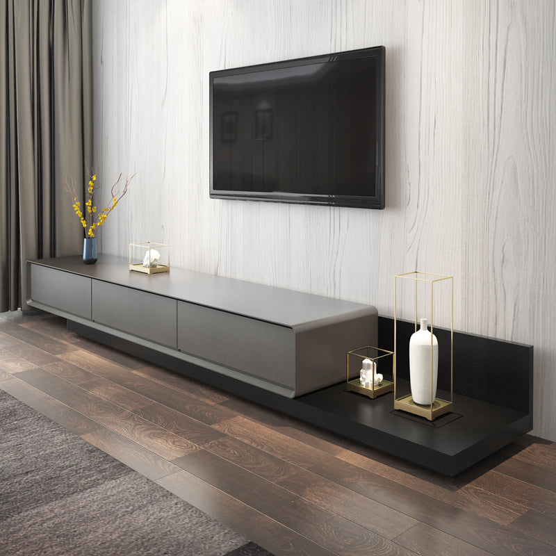 Contemporary Media Console TV Stand 3 Drawers TV Media Console