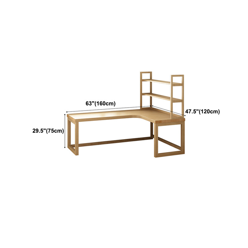 Modern Minimalist Wood Office Desk 29.6" H Writing Desk for Office and Living Room