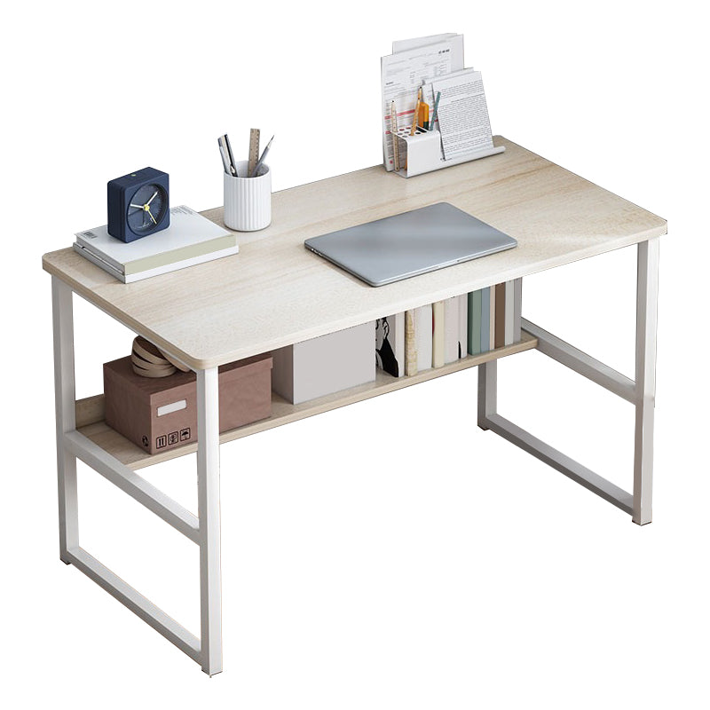 28.7" H Contemporary Writing Desk Rectangular Wood Office Desk