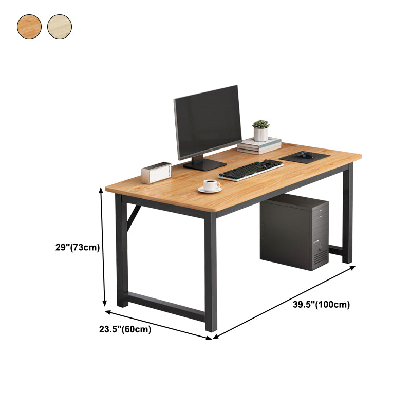 28.7" H Contemporary Writing Desk Rectangular Wood Office Desk