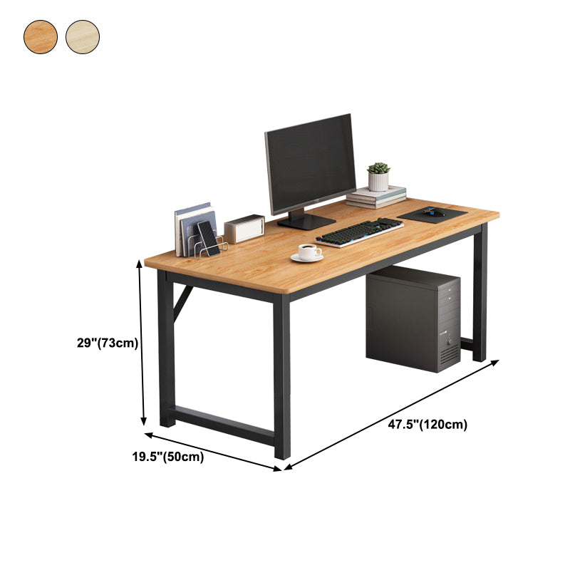 28.7" H Contemporary Writing Desk Rectangular Wood Office Desk