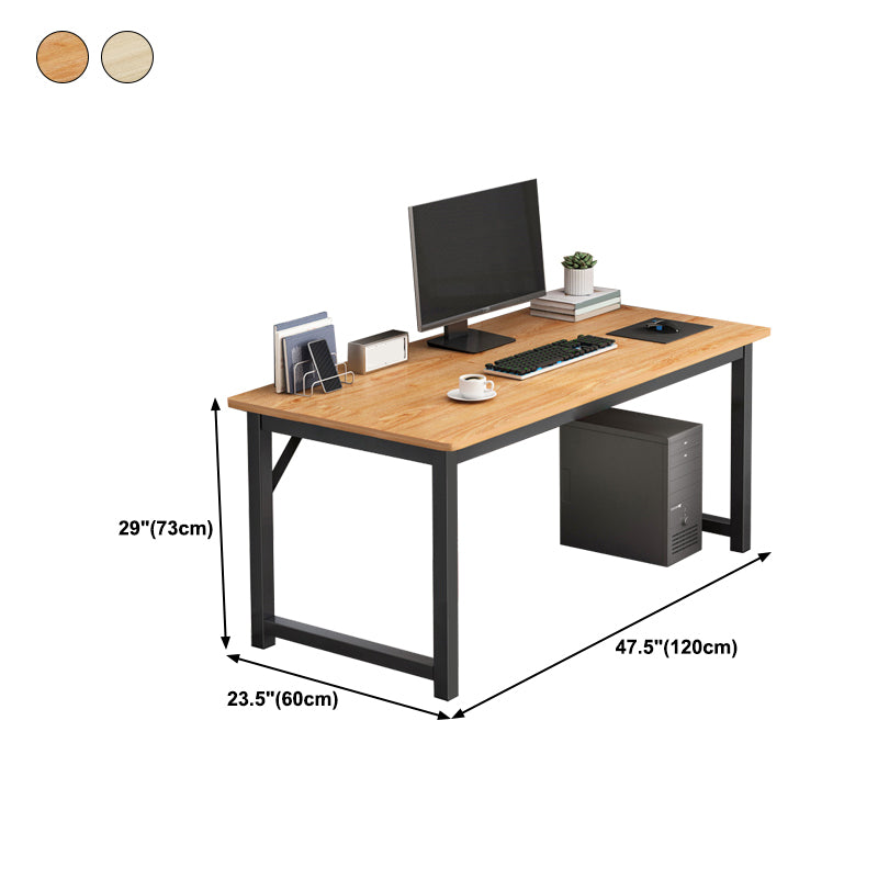 28.7" H Contemporary Writing Desk Rectangular Wood Office Desk