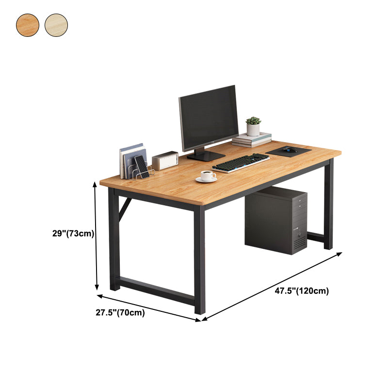 28.7" H Contemporary Writing Desk Rectangular Wood Office Desk