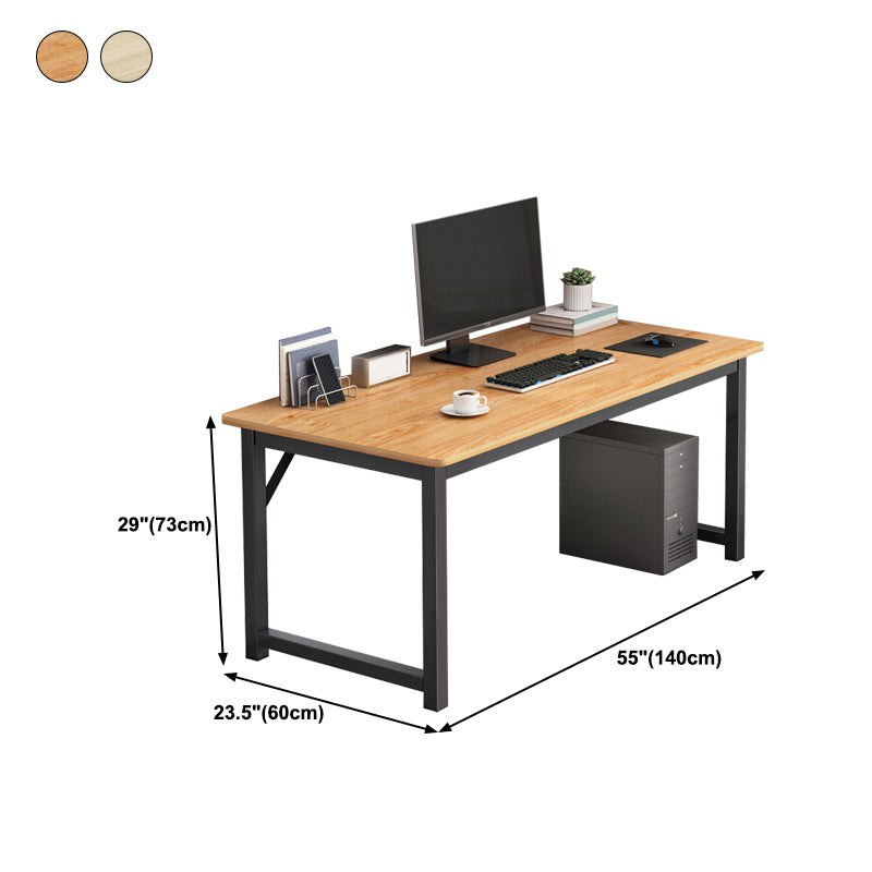 28.7" H Contemporary Writing Desk Rectangular Wood Office Desk