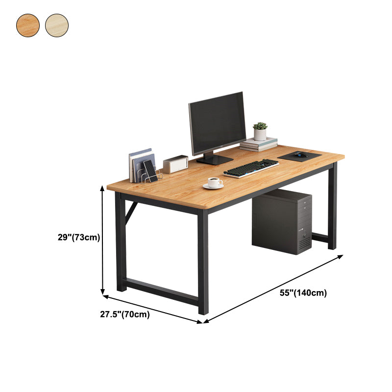 28.7" H Contemporary Writing Desk Rectangular Wood Office Desk