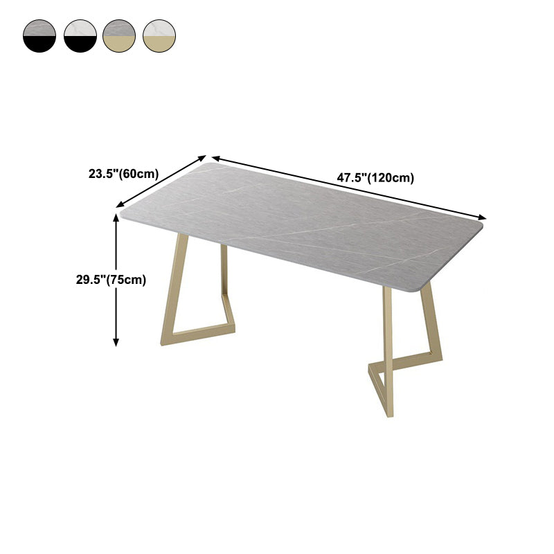 Contemporary Office Desk 29.53-inch Rectangular Writing Desk