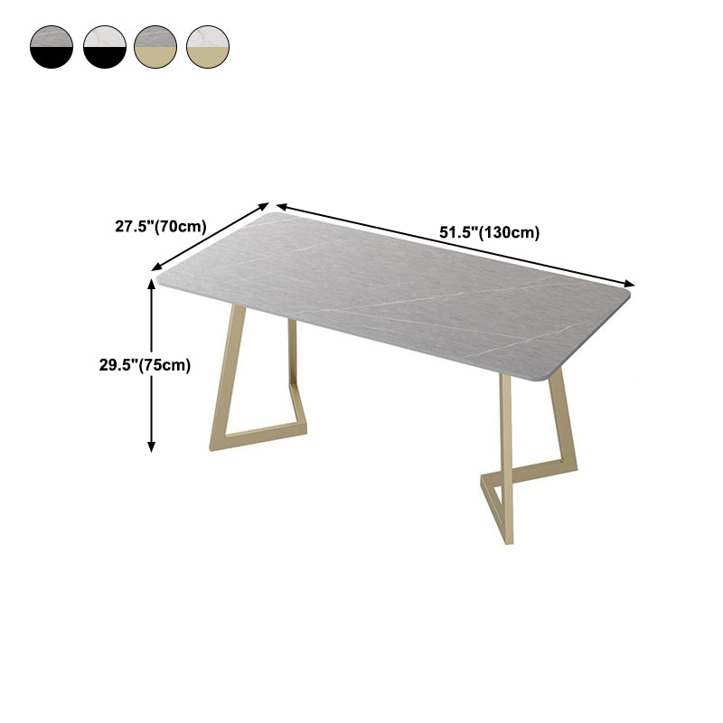 Contemporary Office Desk 29.53-inch Rectangular Writing Desk