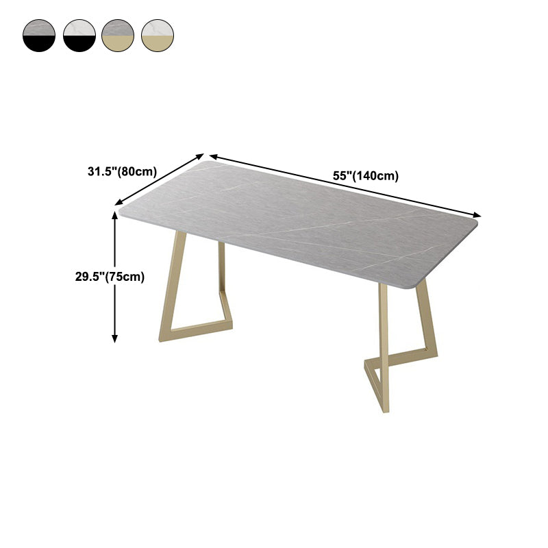 Contemporary Office Desk 29.53-inch Rectangular Writing Desk