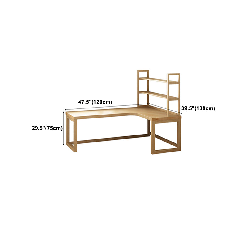 Contemporary Style Home Wrting Desk Simple L-Shape Working Writing Desk for Office