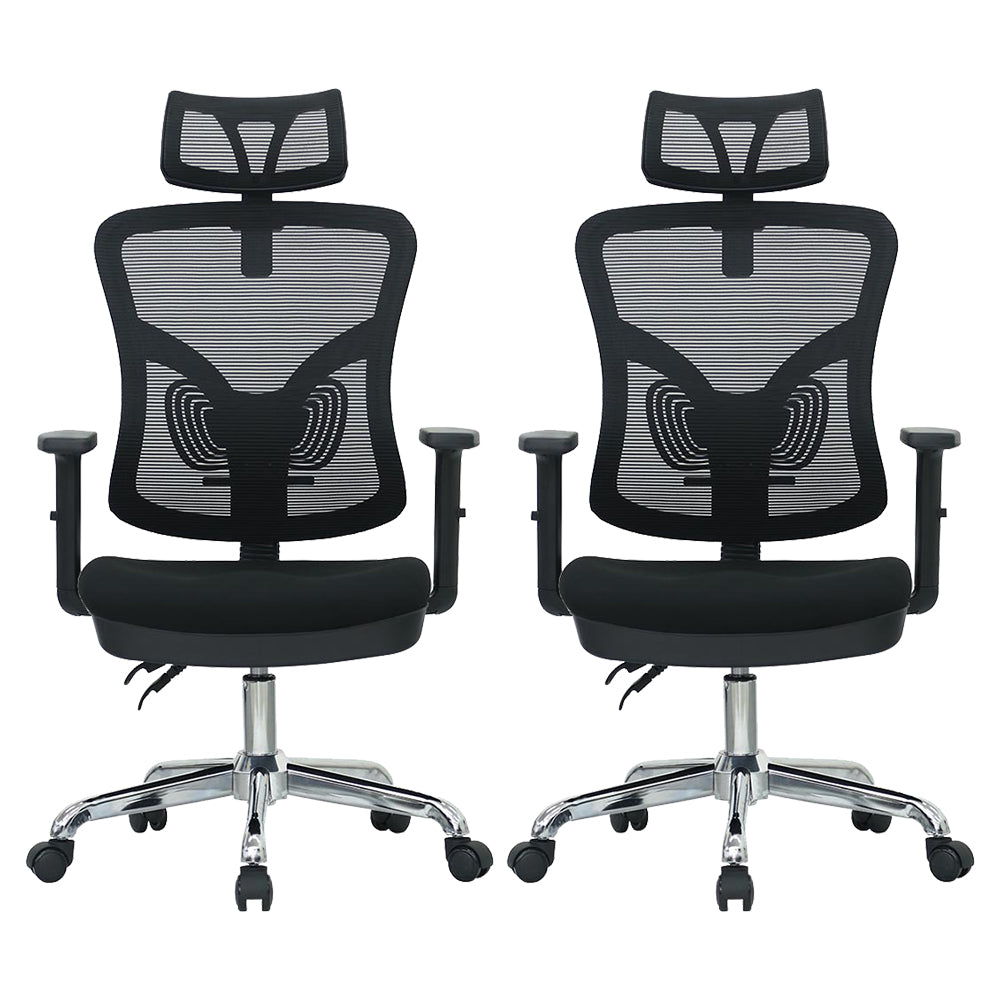 Modern Computer Chair Adjustable Arms Chair Lumbar Support Chair