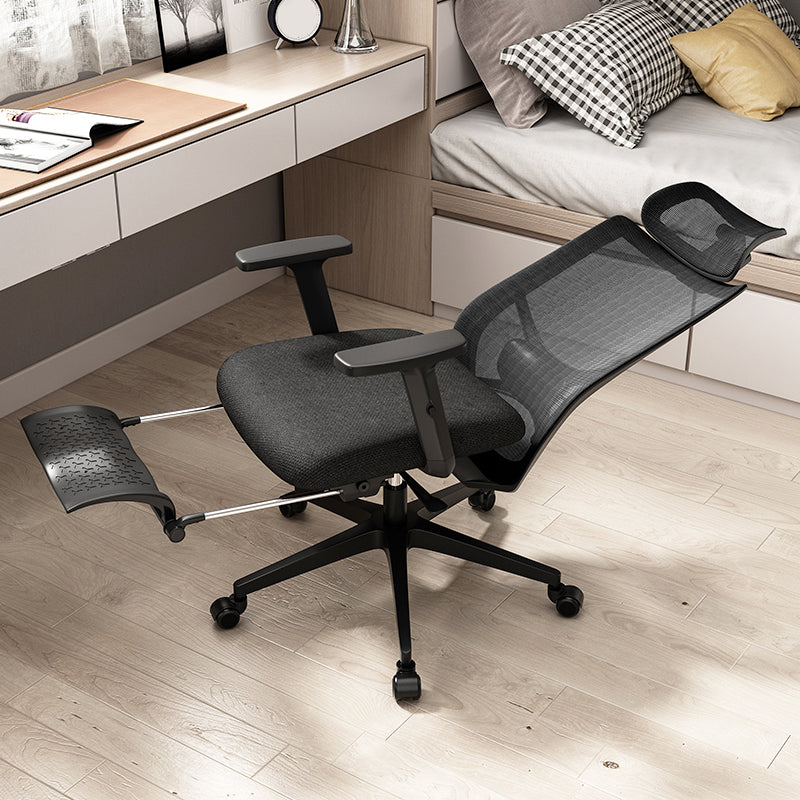 Ergonomic Mesh Task Chair Adjustable Arms with Footrest Office Chair