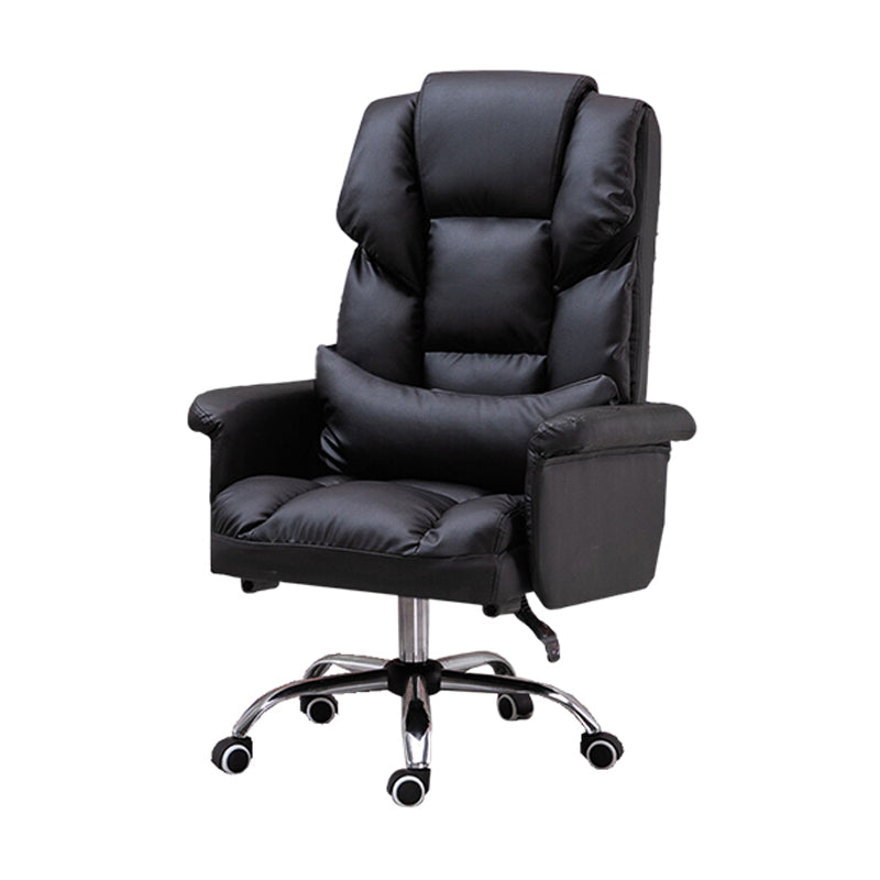 High Back Office Chair Faux Leather Upholstered Managers Chair