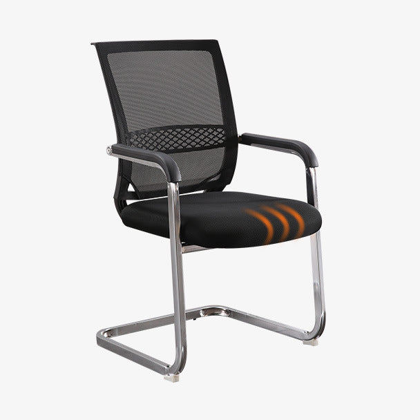 Steel Modern Fixed Arms Office Chair Lumbar Support Office Chair