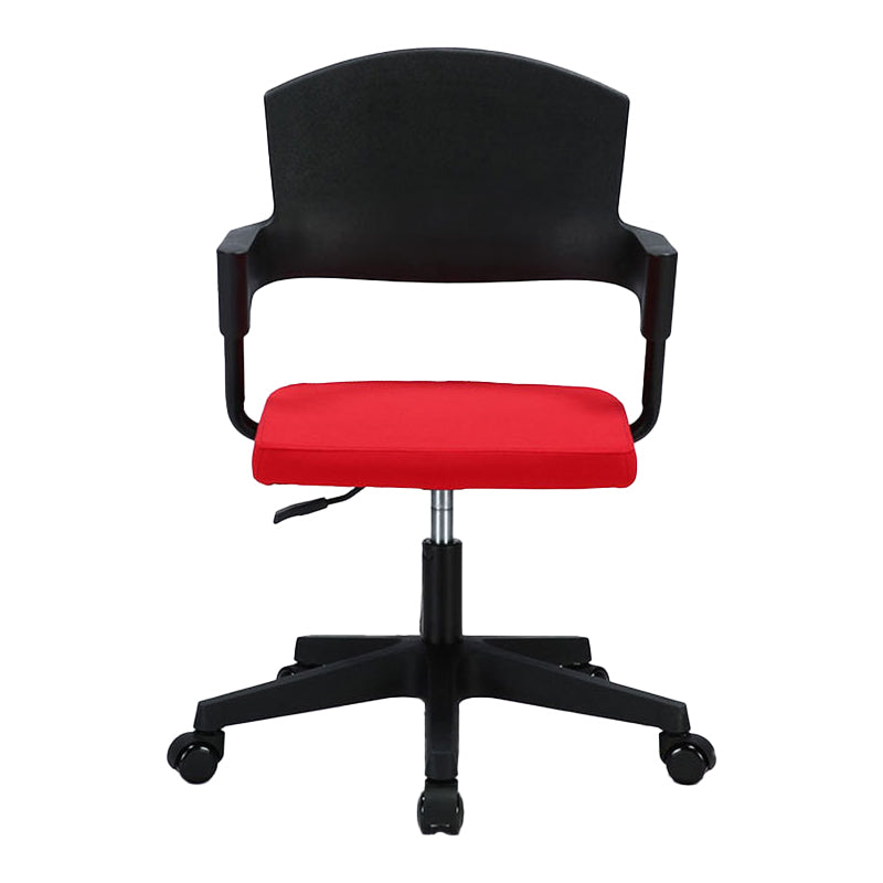 Contemporary Computer Chair Mid-Back Chair with Wheels Adjustable