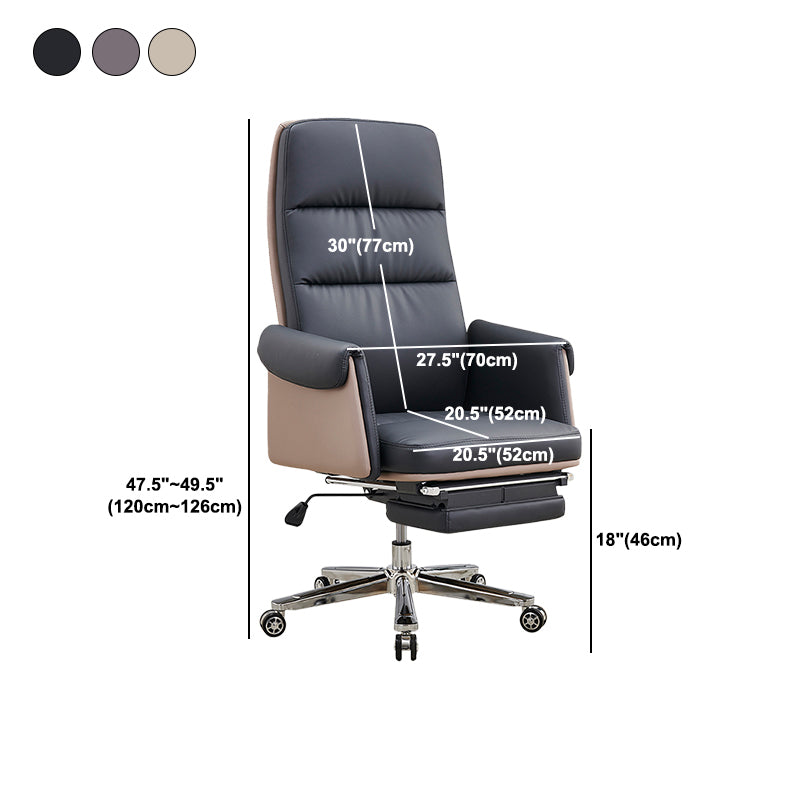 Executive Ergonomic Computer Chair Tilt Mechanism High Back Executive Chair