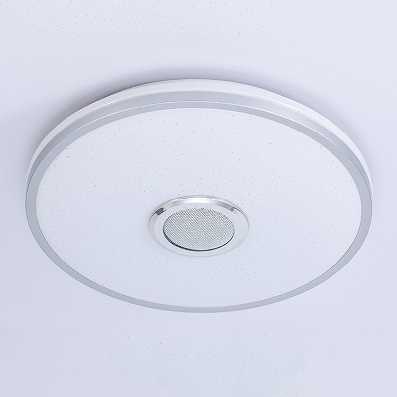 Round Shape LED Intelligent Ceiling Lamp Modern Acrylic 1 Light Flush Mount for Bedroom