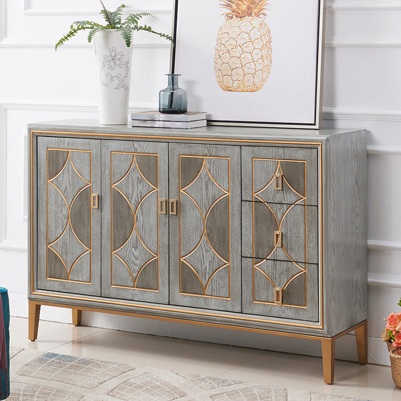 Luxury Cupboard Wood Frame Kitchen Sideboard for Dining Room