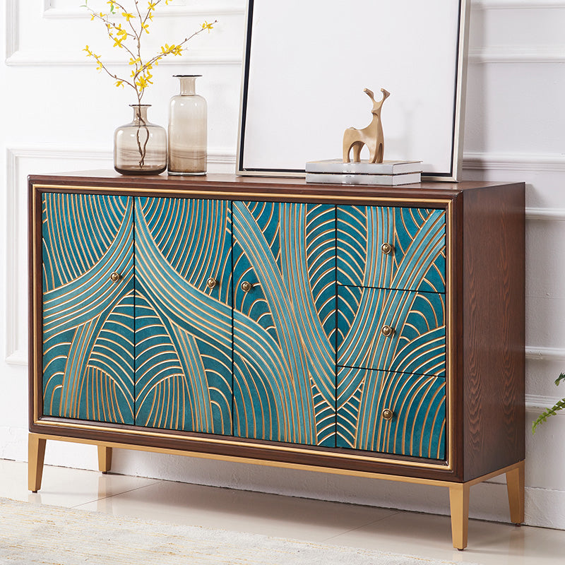 Luxury Cupboard Wood Frame Kitchen Sideboard for Dining Room