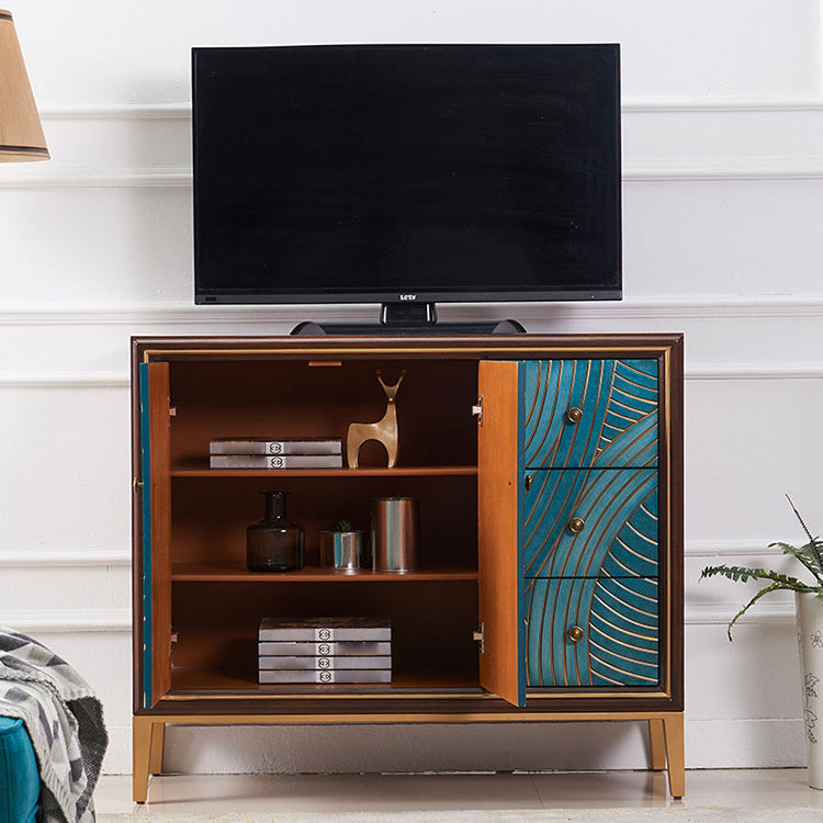 Luxury Cupboard Wood Frame Kitchen Sideboard for Dining Room