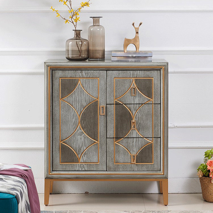 Luxury Cupboard Wood Frame Kitchen Sideboard for Dining Room