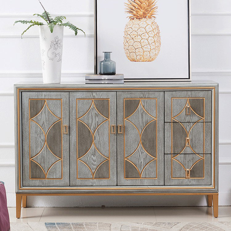 Luxury Cupboard Wood Frame Kitchen Sideboard for Dining Room