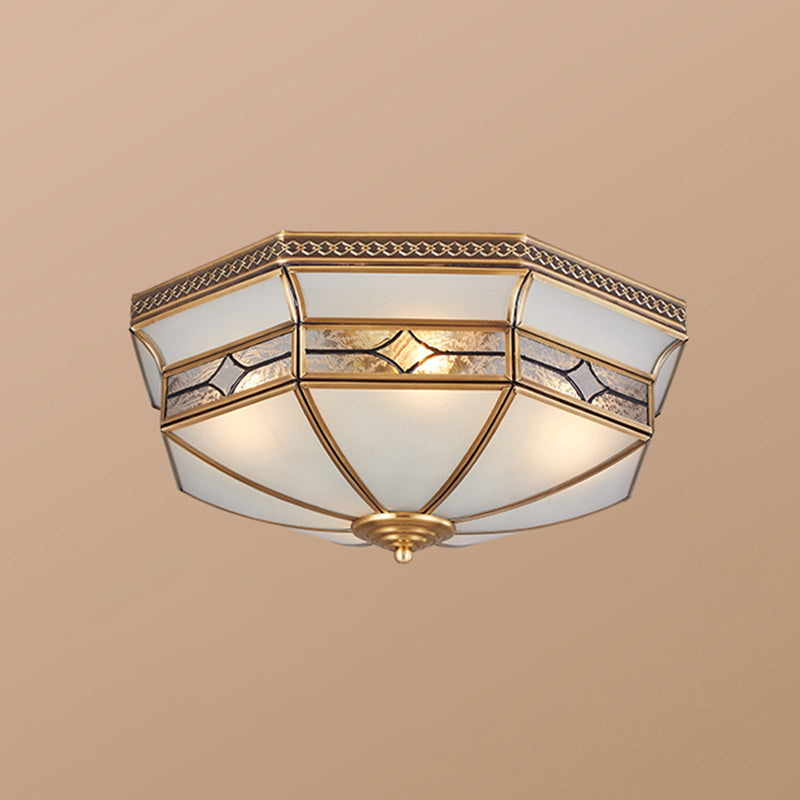 Metal Geometric Flush Mount Lamp Contemporary Style Multi Lights Flush Ceiling Lights