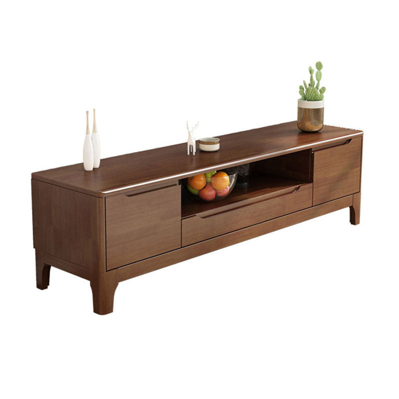 Nordic Solid Wood TV Cabinet Modern Small Family Bedroom Living Room TV Cabinet Console