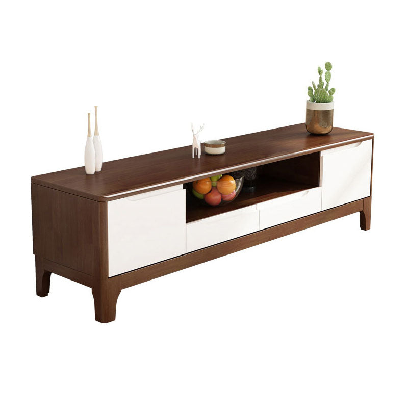 Nordic Solid Wood TV Cabinet Modern Small Family Bedroom Living Room TV Cabinet Console