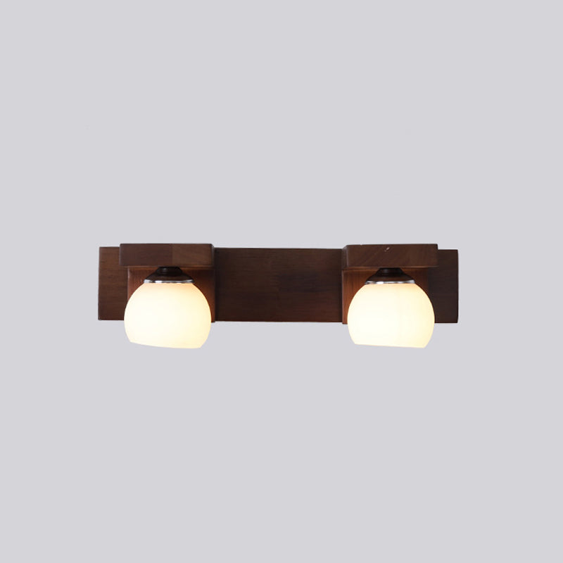 Postmodern Vanity Light Glass Shade Wall Vanity Lighting Fixture for Bathroom