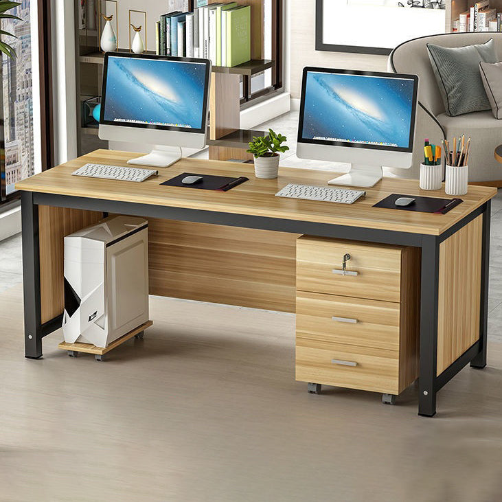 Industrial Office Desk Manufactured Wood Computer Desk for Home and Office