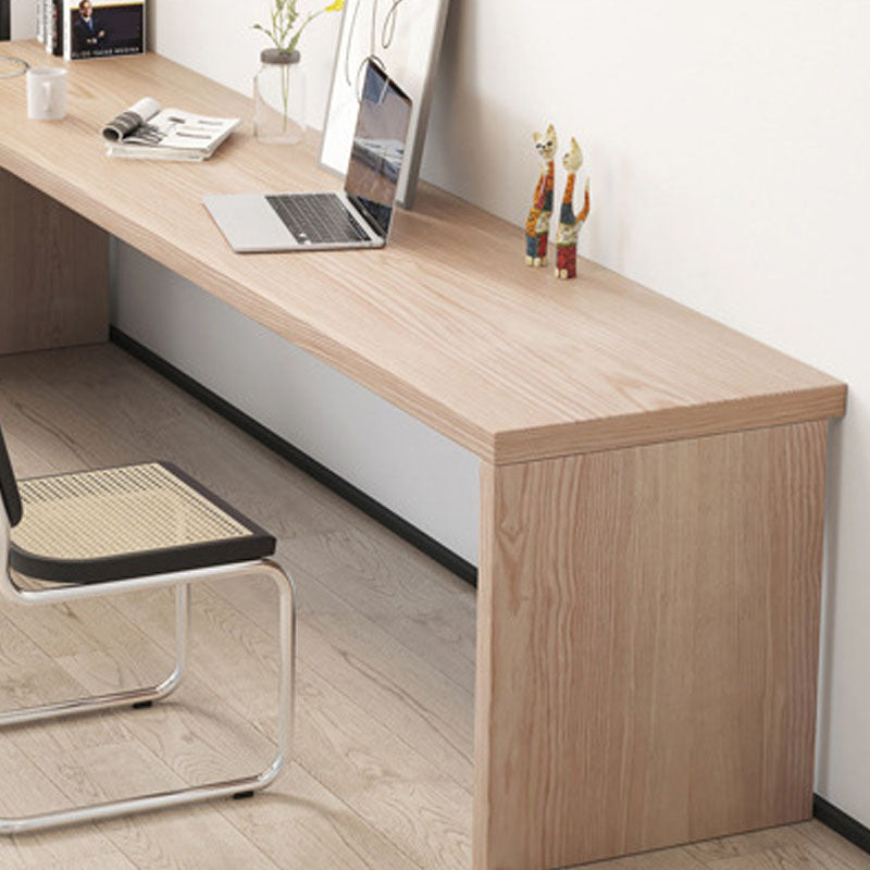 Modern Solid Wood L-Shape Office Desk Home Corner Writing Desk