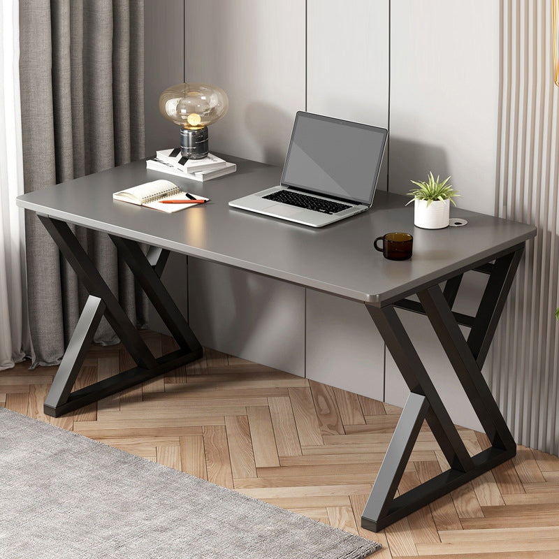 Modern Rectangular Office Desk Artificial Wood Writing Desk with Sled Base