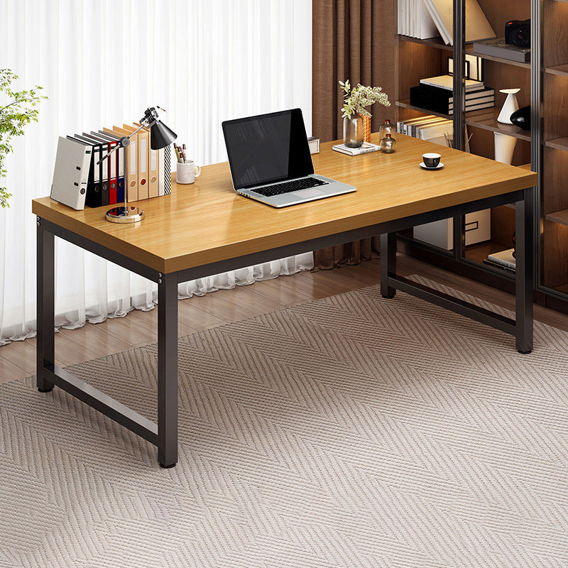 23.5" W Wooden Office Desk Modern Writing Desk with H-shape Base