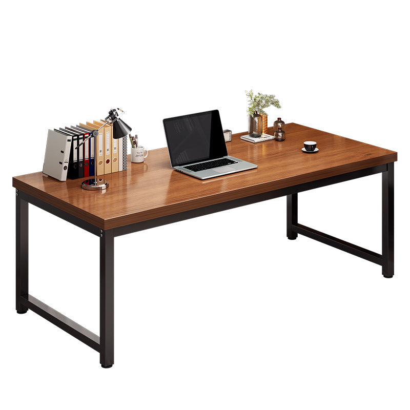 23.5" W Wooden Office Desk Modern Writing Desk with H-shape Base