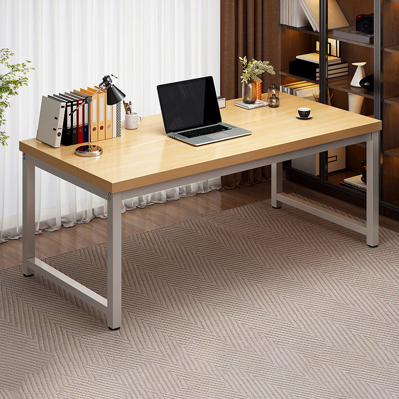 23.5" W Wooden Office Desk Modern Writing Desk with H-shape Base