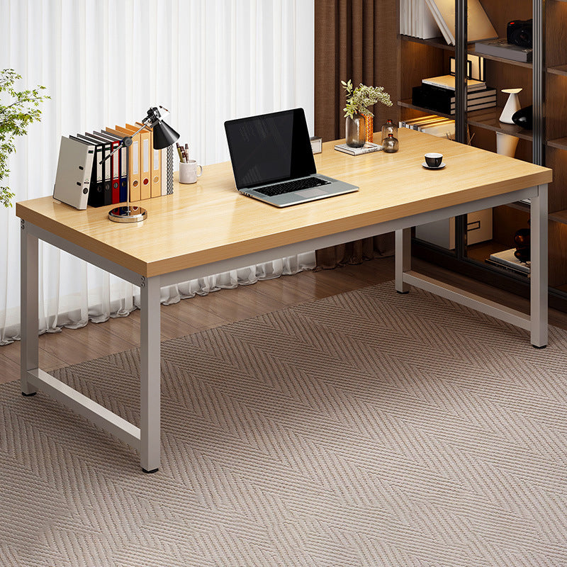 23.5" W Wooden Office Desk Modern Writing Desk with H-shape Base