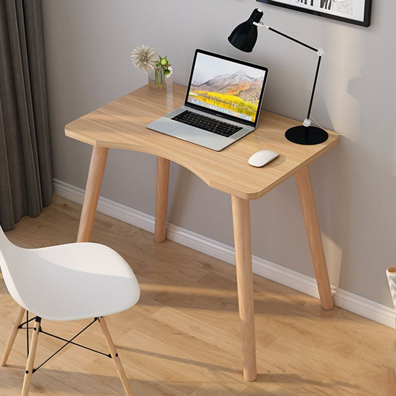 29" H Wooden Office Desk Modern Writing Desk with 4 Legs for Home Office