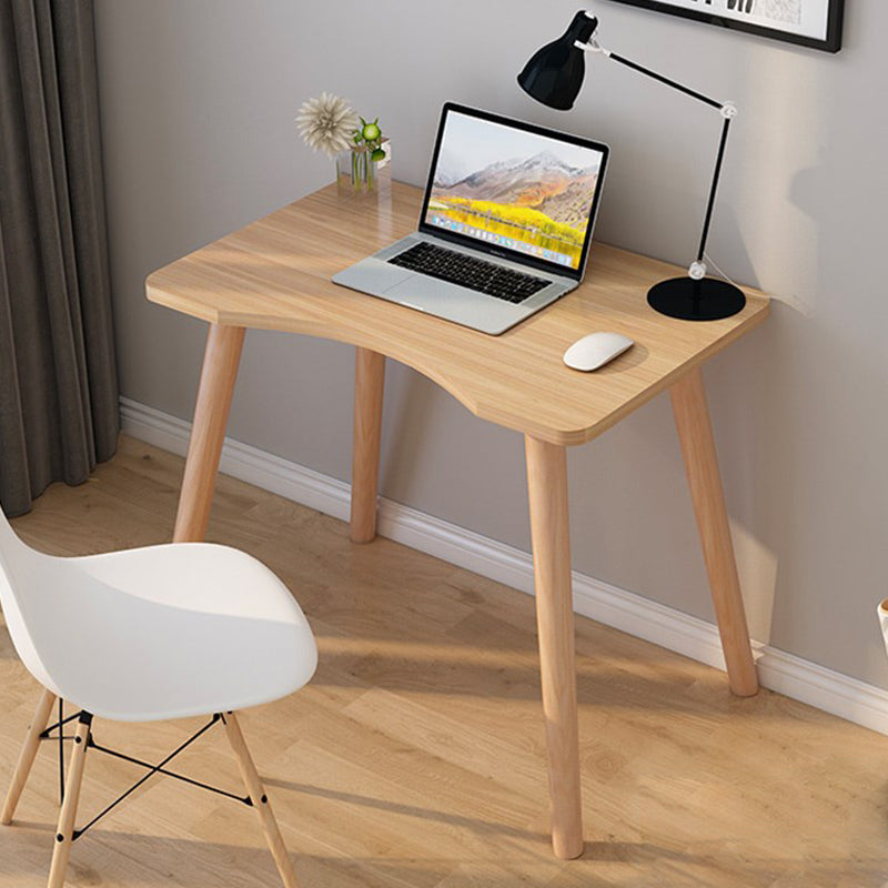 29" H Wooden Office Desk Modern Writing Desk with 4 Legs for Home Office