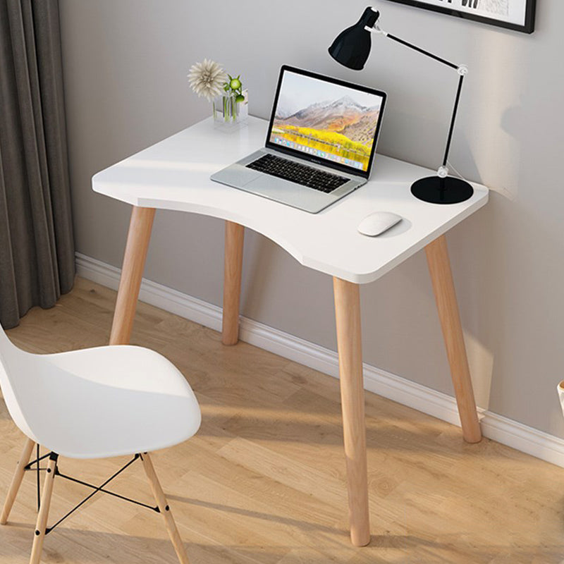 29" H Wooden Office Desk Modern Writing Desk with 4 Legs for Home Office