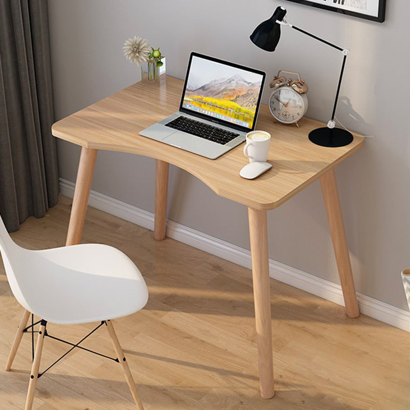 29" H Wooden Office Desk Modern Writing Desk with 4 Legs for Home Office