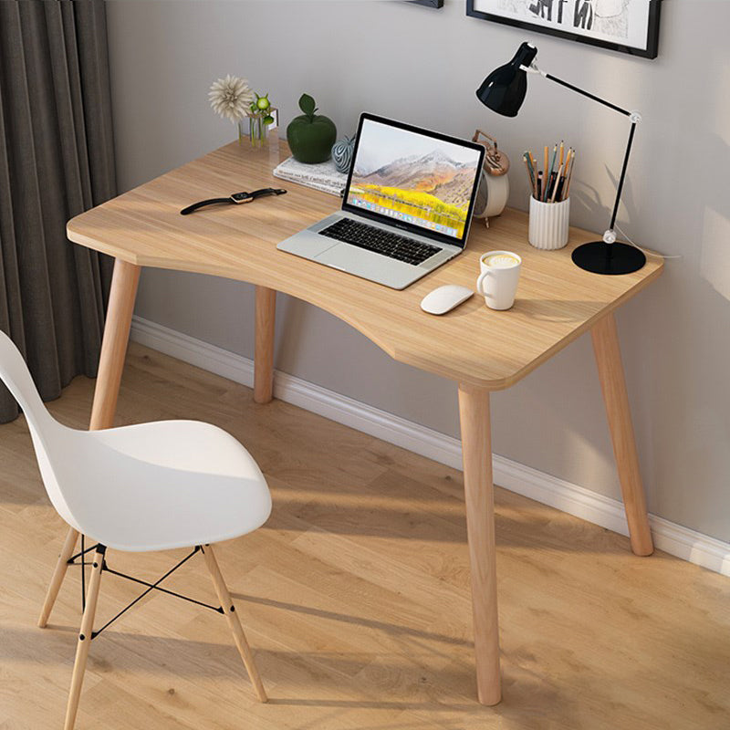 29" H Wooden Office Desk Modern Writing Desk with 4 Legs for Home Office