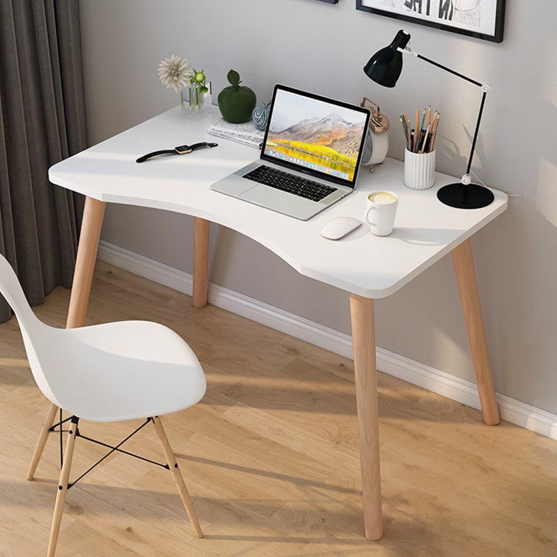 29" H Wooden Office Desk Modern Writing Desk with 4 Legs for Home Office