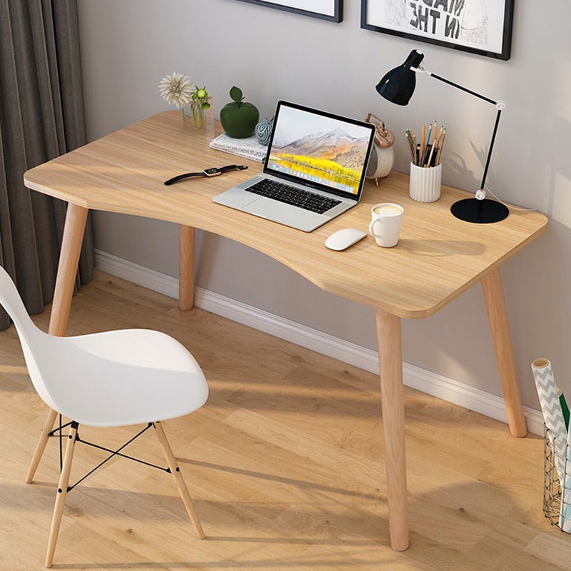 29" H Wooden Office Desk Modern Writing Desk with 4 Legs for Home Office