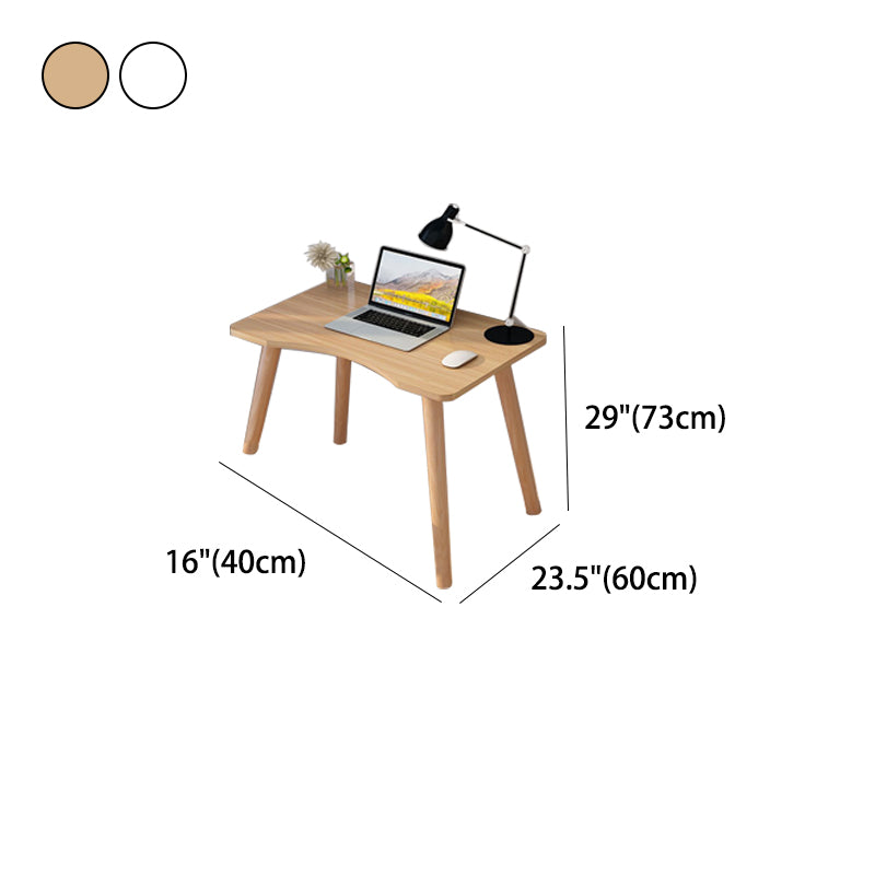 29" H Wooden Office Desk Modern Writing Desk with 4 Legs for Home Office